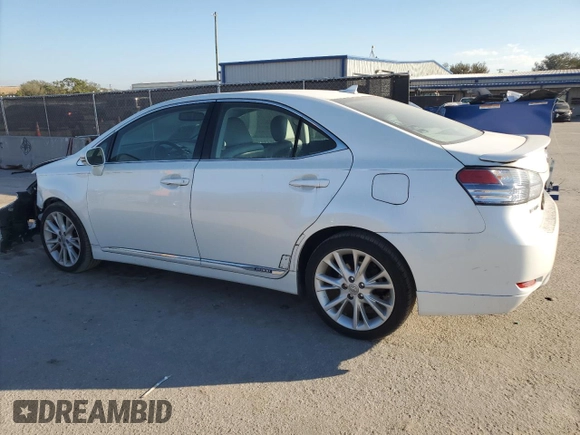 2010 Lexus HS 250h with VIN JTHBB1BA7A2008020, listed as a Copart auction lot 43164075 with 195,548 mi miles and Salvage Title. Bid and sale history available at DreamBid. Image 2.