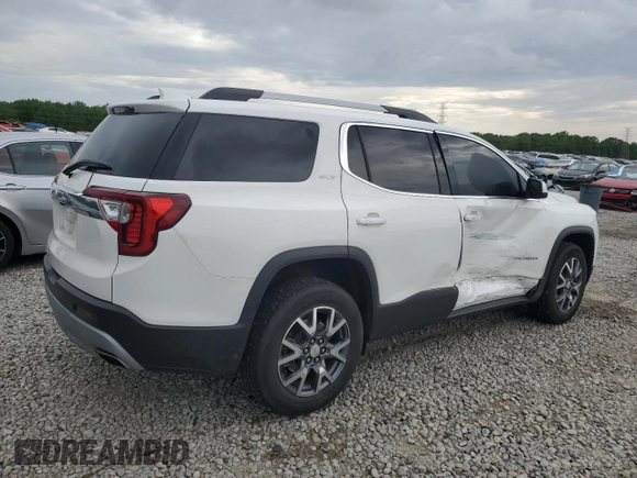 2023 GMC Acadia SLT with VIN 1GKKNML45PZ100413, listed as a Copart auction lot 54445055 with 34,377 mi miles and Salvage title. Bid and sale history available at DreamBid. Image 3.