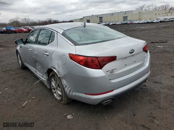 2012 Kia Optima LX with VIN KNAGM4A7XC5292315, listed as a Copart auction lot 52551205 with 116,554 mi miles and Salvage Title. Bid and sale history available at carsss.com. Image 2.