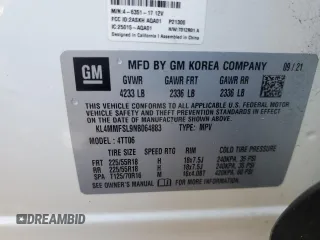 2022 Buick Encore GX Essence z VIN KL4MMFSL9NB064883, wystawiony jako Copart lot #52214935 z przebiegiem 37 255 mil mil oraz Czysty tytuł • Clean title. Historia ofert i sprzedaży dostępna na DreamBid. Obrazek 13.