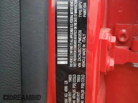 2020 Jeep Renegade Trailhawk с VIN ZACNJBC17LPM03536, выставлен на аукционе Copart как лот 59369535 с пробегом Не указан миль и На запчасти • Non repairable. История ставок и продаж доступна на DreamBid. Изображение 13.