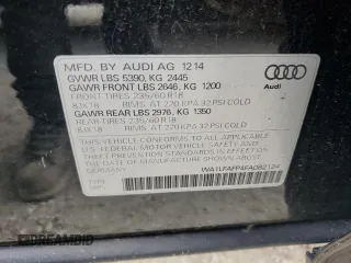 2015 Audi Q5 Premium Plus with VIN WA1LFAFP4FA082124, listed as a Copart auction lot 56188245 with 140,464 mi miles and Salvage title. Bid and sale history available at DreamBid. Image 12.