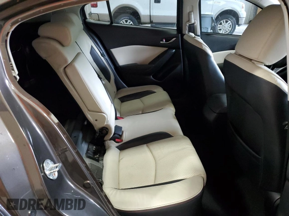 2015 Mazda 3 S Grand Touring with VIN JM1BM1M31F1251166, listed as a Copart auction lot 63251105 with 230,435 mi miles and Salvage title. Bid and sale history available at DreamBid. Image 10.