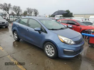 2016 Kia Rio LX with VIN KNADM4A36G6603898, listed as a Copart auction lot 86447884 with 197,857 mi miles and Clean Title. Bid and sale history available at carsss.com. Image 4.