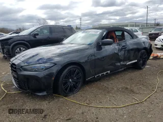 2023 BMW M4 Competition xDrive z VIN WBS33BA0XPCL38893, wystawiony jako Copart lot #53131065 z przebiegiem 29 058 mil mil oraz Szkoda całkowita • Salvage title. Historia ofert i sprzedaży dostępna na DreamBid. Obrazek 1.