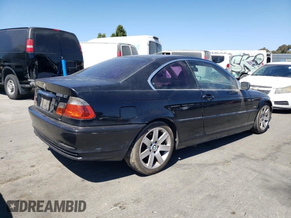 2001 BMW 3 Series 325Ci with VIN WBABN334X1JW49159, listed as a Copart auction lot 67799724 with 215,468 mi miles and Salvage Title. Bid and sale history available at carsss.com. Image 3.
