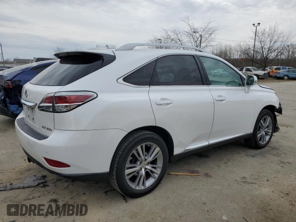 2015 Lexus RX 350 with VIN 2T2ZK1BAXFC203906, listed as a Copart auction lot 47474535 with 104,982 mi miles and Salvage Title. Bid and sale history available at carsss.com. Image 3.