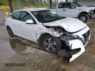 2022 Nissan Sentra SV z VIN 3N1AB8CVXNY243979, wystawiony jako IAAI lot #42320954 z przebiegiem 82 131 mil mil oraz . Historia ofert i sprzedaży dostępna na DreamBid. Obrazek 1.