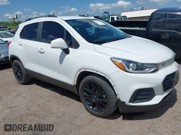2021 Chevrolet Trax LT with VIN KL7CJLSB7MB360173, listed as a IAAI auction lot 42123356 with 106,102 mi miles and . Bid and sale history available at DreamBid. Image 1.