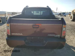 2007 Honda Ridgeline RTL w/Leather with VIN 2HJYK16527H522359, listed as a Copart auction lot 75229004 with 190,597 mi miles and Salvage Title. Bid and sale history available at carsss.com. Image 6.