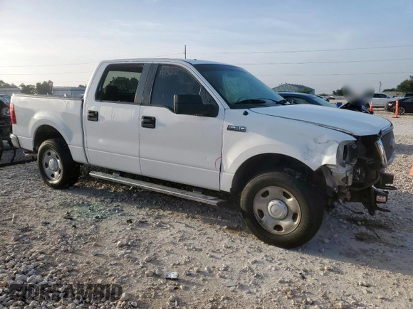 2008 Ford F-150 XL with VIN 1FTRW14W28FB59511, listed as a Copart auction lot 64859745 with 96,381 mi miles and Salvage title. Bid and sale history available at DreamBid. Image 4.