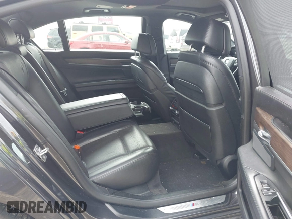 2014 BMW 7 Series 740Li with VIN WBAYE4C56ED138397, listed as a IAAI auction lot 41726117 with 116,291 mi miles. Bid and sale history available at carsss.com. Image 8.