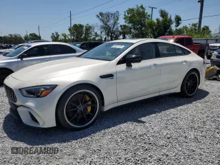 2019 Mercedes-Benz AMG GT 63 S z VIN WDD7X8KB7KA006551, wystawiony jako Copart lot #56921135 z przebiegiem Nie podano mil oraz Szkoda całkowita • Salvage title. Historia ofert i sprzedaży dostępna na DreamBid. Obrazek 1.