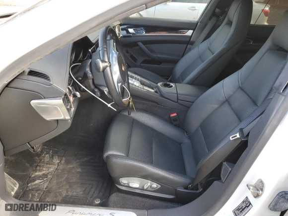2014 Porsche Panamera S E-Hybrid with VIN WP0AD2A77EL044874, listed as a Copart auction lot 80657424 with 73,809 mi miles and Salvage Title. Bid and sale history available at carsss.com. Image 7.