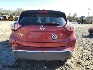 2016 Nissan Murano S with VIN 5N1AZ2MG9GN119011, listed as a Copart auction lot 82353424 with 165,314 mi miles and Salvage Title. Bid and sale history available at carsss.com. Image 6.