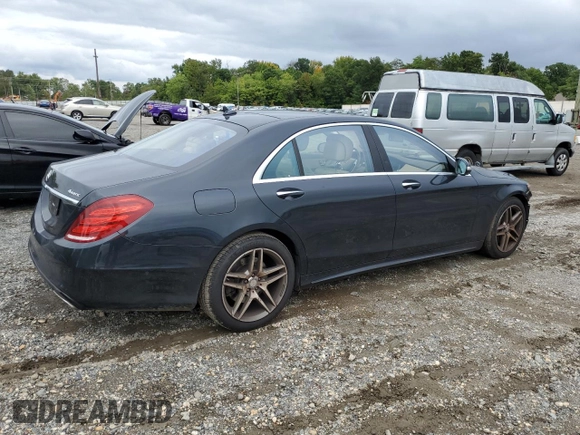 2017 Mercedes-Benz S 550 with VIN WDDUG8FB4HA315884, listed as a Copart auction lot 70753864 with 52,466 mi miles and Salvage Title. Bid and sale history available at carsss.com. Image 3.