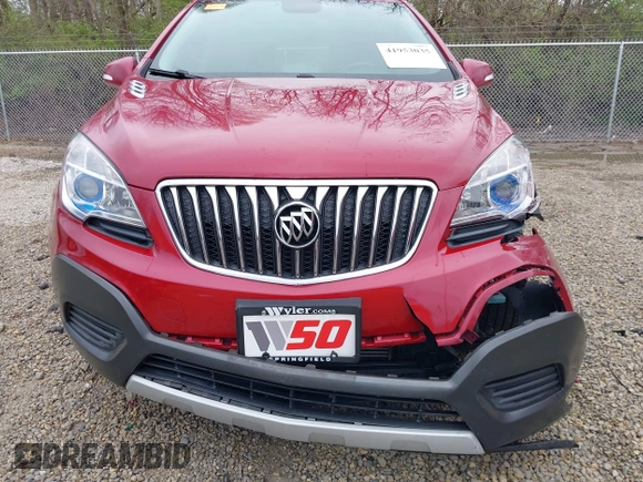 2015 Buick Encore with VIN KL4CJASB0FB260551, listed as a IAAI auction lot 41953035 with 94,656 mi miles. Bid and sale history available at carsss.com. Image 17.