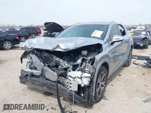 2023 Lexus RX with VIN 2T2BAMBA0PC021669, listed as a IAAI auction lot 41738114 with 14,575 mi miles. Bid and sale history available at carsss.com. Image 18.