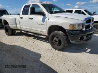 2005 Dodge 3500 SLT with VIN 3D7MS48C85G707521, listed as a Copart auction lot 77564094 with 240,770 mi miles and Salvage Title. Bid and sale history available at carsss.com. Image 4.