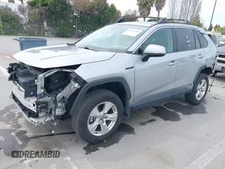 2021 Toyota RAV4 Hybrid XLE with VIN 4T3RWRFV8MU014145, listed as a IAAI auction lot 41969498 with 49,723 mi miles. Bid and sale history available at carsss.com. Image 19.