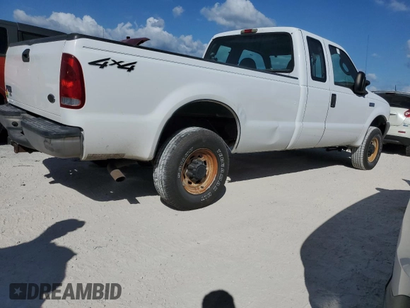 2004 Ford F-250 XL with VIN 1FTNX21L74ED07583, listed as a Copart auction lot 74755474 with 227,029 mi miles and Salvage Title. Bid and sale history available at DreamBid. Image 3.