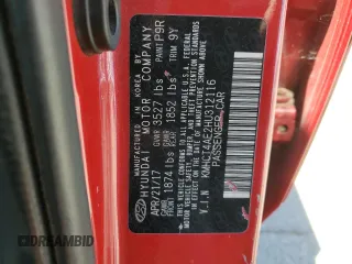 2017 Hyundai Accent SE z VIN KMHCT4AE2HU312116, wystawiony jako Copart lot #58804005 z przebiegiem 209 718 mil mil oraz Czysty tytuł • Clean title. Historia ofert i sprzedaży dostępna na DreamBid. Obrazek 12.