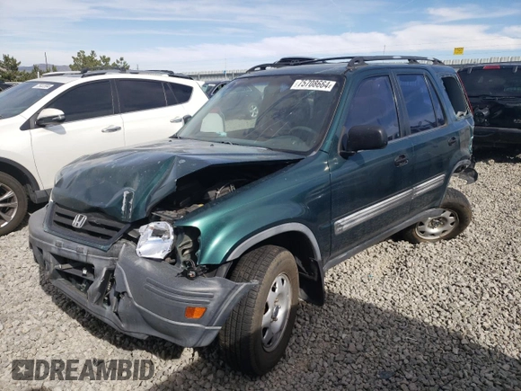 1999 Honda CR-V LX with VIN JHLRD1847XC036630, listed as a Copart auction lot 75708664 with 201,240 mi miles and Salvage Title. Bid and sale history available at carsss.com. Image 1.