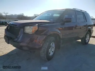 2008 Honda Pilot VP with VIN 5FNYF28288B018942, listed as a Copart auction lot 88707005 with 236,575 mi miles and Salvage Title. Bid and sale history available at carsss.com. Image 1.