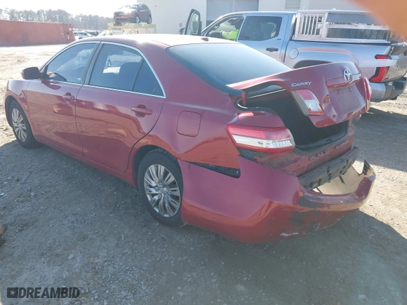 2010 Toyota Camry with VIN 4T1BF3EK7AU540292, listed as a IAAI auction lot 41617671 with 186,058 mi miles. Bid and sale history available at carsss.com. Image 3.
