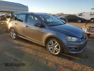 2015 Volkswagen Golf SportWagen TDI SEL with VIN 3VWCA7AU2FM503813, listed as a Copart auction lot 83393124 with 143,850 mi miles and Salvage Title. Bid and sale history available at carsss.com. Image 4.