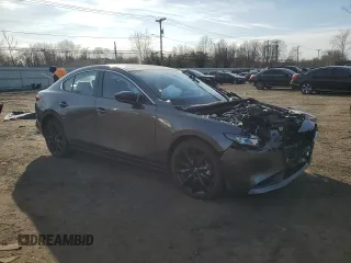 2025 Mazda 3 S Select Sport with VIN JM1BPABM2S1756758, listed as a Copart auction lot 48673115 with 4,146 mi miles and Salvage Title. Bid and sale history available at DreamBid. Image 4.