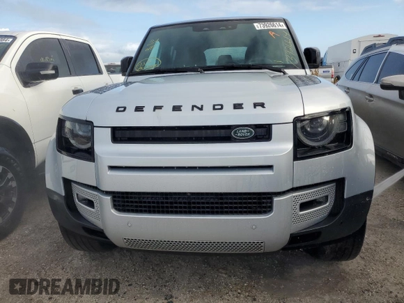 2023 Land Rover Defender SE with VIN SALEP7EU6P2141359, listed as a Copart auction lot 73926614 with Not provided miles and Salvage title. Bid and sale history available at DreamBid. Image 5.
