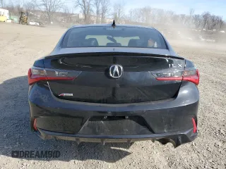 2021 Acura ILX w/Premium/A-SPEC Package with VIN 19UDE2F88MA000244, listed as a Copart auction lot 49263655 with 0 mi miles and Salvage Title. Bid and sale history available at carsss.com. Image 6.