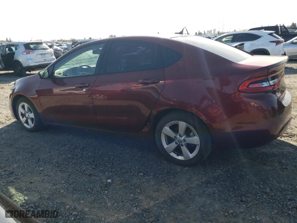 2015 Dodge Dart SXT with VIN 1C3CDFBB6FD336650, listed as a Copart auction lot 50014185 with 105,287 mi miles and Clean Title. Bid and sale history available at carsss.com. Image 2.