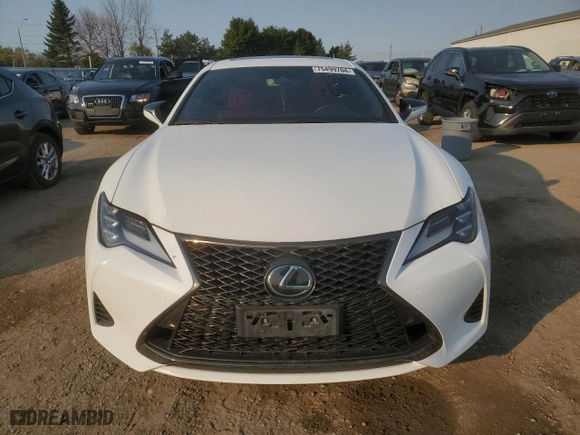 2019 Lexus RC with VIN JTHSZ5BC5K5009509, listed as a Copart auction lot 75499704 with 64,200 mi miles and Clean Title. Bid and sale history available at carsss.com. Image 5.