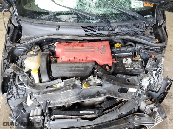 2015 FIAT 500 Abarth with VIN 3C3CFFFHXFT513994, listed as a Copart auction lot 82547154 with 67,923 mi miles and Salvage Title. Bid and sale history available at carsss.com. Image 13.
