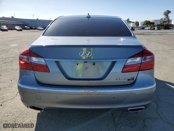 2014 Hyundai Genesis 5.0L R-Spec with VIN KMHGC4DH2EU261607, listed as a Copart auction lot 49180905 with 111,083 mi miles and Salvage Title. Bid and sale history available at carsss.com. Image 6.