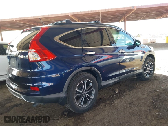 2015 Honda CR-V EX with VIN 2HKRM3H5XFH512244, listed as a IAAI auction lot 41950357 with 124,005 mi miles and . Bid and sale history available at carsss.com. Image 4.