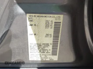 2016 Nissan Altima SV with VIN 1N4AL3AP4GC142536, listed as a IAAI auction lot 41964591 with 52,469 mi miles and . Bid and sale history available at DreamBid. Image 9.