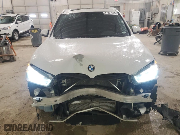 2018 BMW X1 sDrive28i with VIN WBXHU7C36J5H44086, listed as a Copart auction lot 47807655 with 131,306 mi miles and Salvage Title. Bid and sale history available at carsss.com. Image 5.