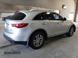 2011 Infiniti FX35 with VIN JN8AS1MW7BM141778, listed as a Copart auction lot 75684744 with 198,444 mi miles and Salvage Title. Bid and sale history available at carsss.com. Image 3.