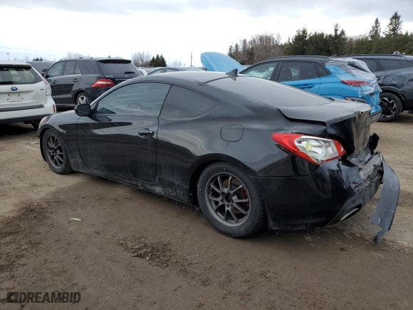 2011 Hyundai Genesis Coupe with VIN KMHHT6KD2BU064822, listed as a Copart auction lot 47438355 with 179,652 mi miles and Salvage Title. Bid and sale history available at carsss.com. Image 2.
