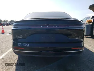 2023 Lucid Air Touring with VIN 50EA1TEA3PA001535, listed as a Copart auction lot 47349404 with 0 mi miles and Salvage Title. Bid and sale history available at carsss.com. Image 6.