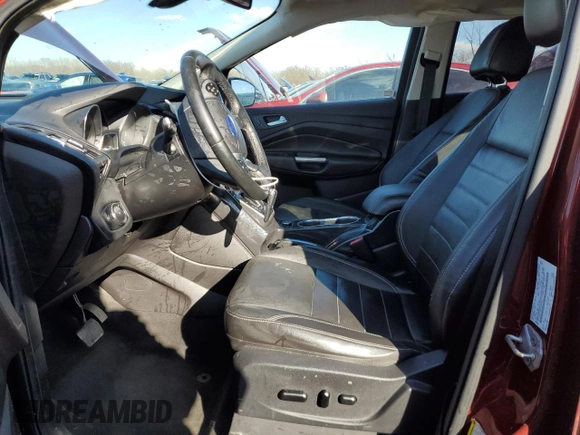 2014 Ford Escape Titanium with VIN 1FMCU9JXXEUB26489, listed as a Copart auction lot 50078885 with 140,043 mi miles and Salvage Title. Bid and sale history available at carsss.com. Image 7.