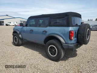 2023 Ford Bronco with VIN 1FMEE5DP0PLB17111, listed as a Copart auction lot 53201215 with 26,093 mi miles and Salvage Title. Bid and sale history available at DreamBid. Image 2.