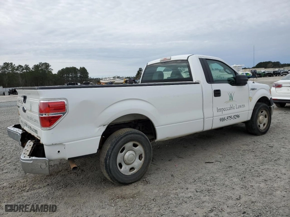 2014 Ford F-150 XL with VIN 1FTMF1CM4EKD78497, listed as a Copart auction lot 48107555 with 145,731 mi miles and Clean Title. Bid and sale history available at carsss.com. Image 3.