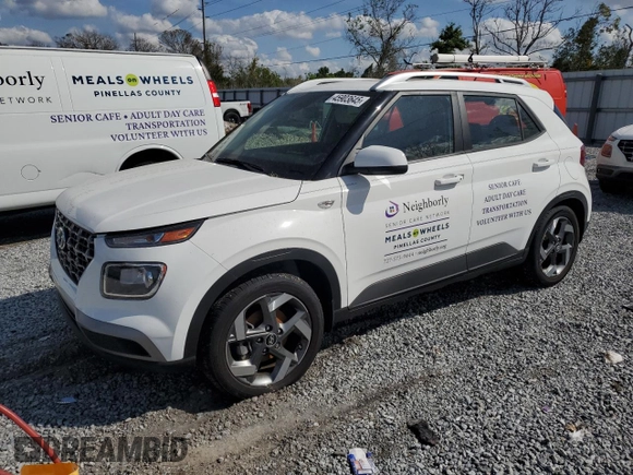2024 Hyundai Venue SEL with VIN KMHRC8A37RU308208, listed as a Copart auction lot 45903645 with Not provided miles and Salvage title. Bid and sale history available at DreamBid. Image 1.
