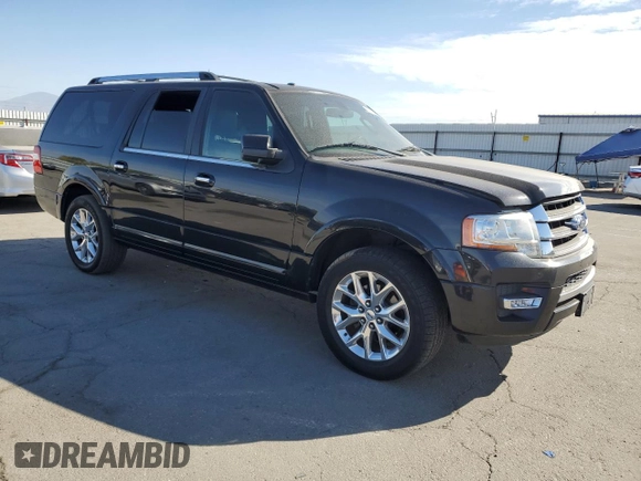2015 Ford Expedition Max Limited with VIN 1FMJK1KT2FEF29436, listed as a Copart auction lot 79074374 with 129,765 mi miles and Salvage Title. Bid and sale history available at carsss.com. Image 4.