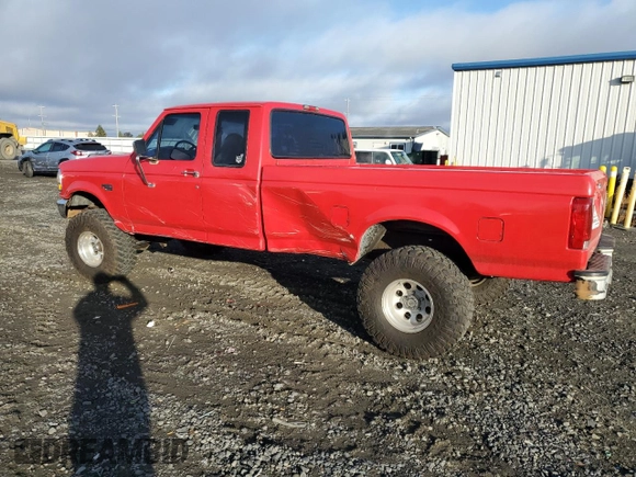 1996 Ford F-150 with VIN 1FTEX14N7TKA17710, listed as a Copart auction lot 76341824 with 215,390 mi miles and Salvage Title. Bid and sale history available at carsss.com. Image 2.