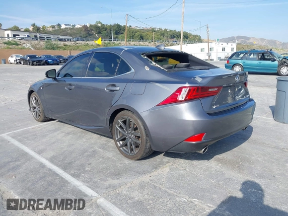 2016 Lexus IS 200t with VIN JTHBA1D27G5023567, listed as a IAAI auction lot 41347193 with Not Provided miles and . Bid and sale history available at DreamBid. Image 3.